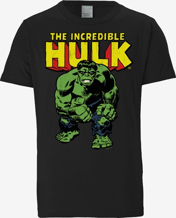 LOGOSHIRT T-Shirt "Hulk" in Schwarz: predná strana