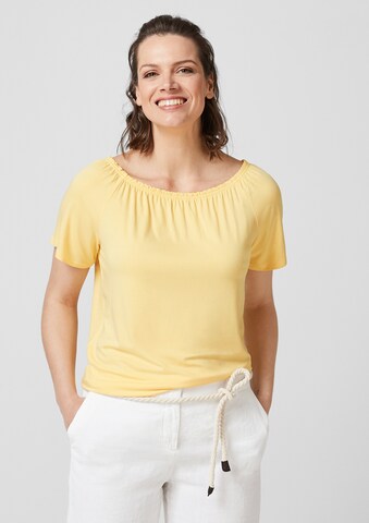 T-shirt TRIANGLE en jaune : devant