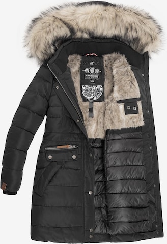 NAVAHOO Χειμερινό παλτό 'Paula' σε μαύρο
