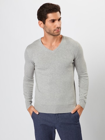 TOM TAILOR Regular fit Sweater in Grey