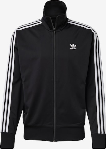 ADIDAS ORIGINALS Sweatjacke 'Firebird' in Schwarz: predná strana