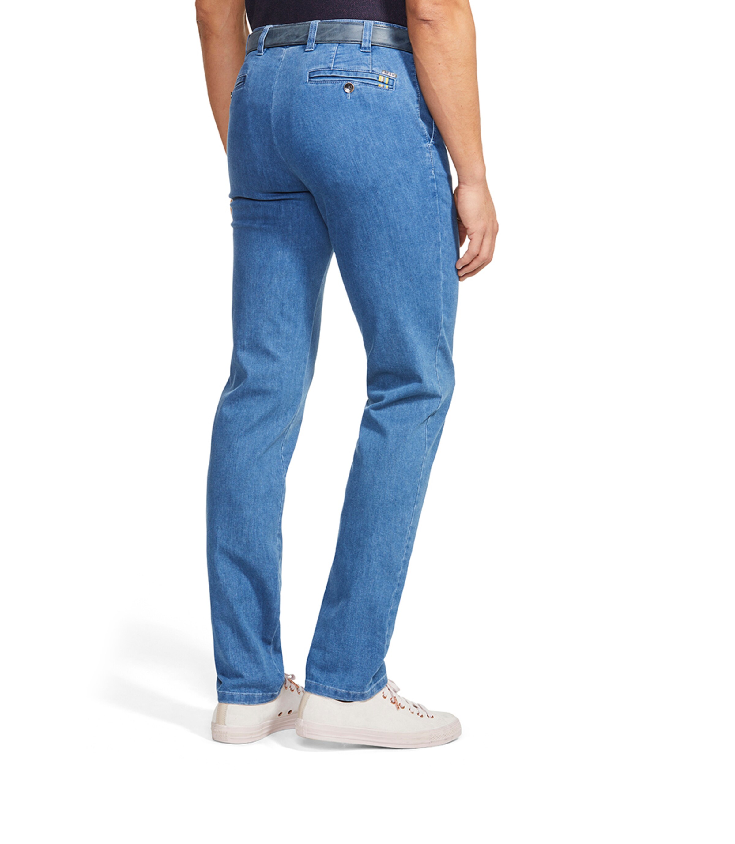 MEYER Slimfit Jeans 'Coolmax' in Blauw