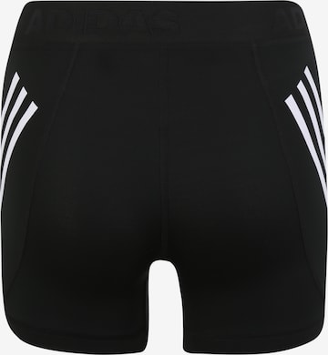 Skinny Pantalon de sport 'Alphaskin' ADIDAS PERFORMANCE en noir : derrière