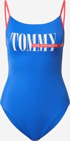 Tommy Hilfiger Underwear Regular Бански костюм 'ONE-PIECE' в синьо: отпред