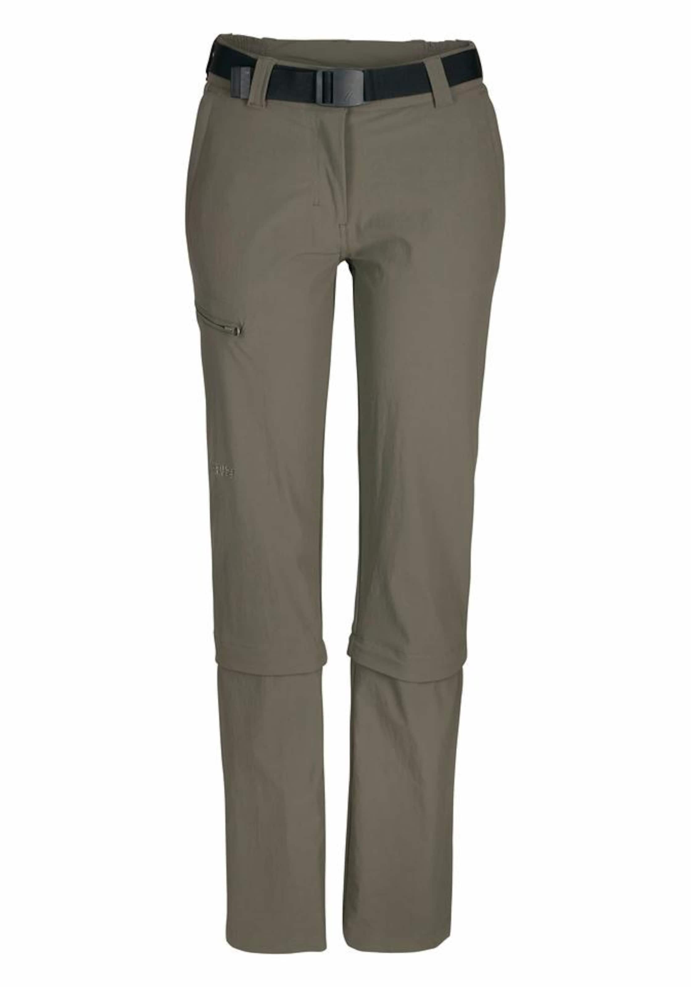 Maier Sports Regular Outdoor Pants 'Arolla' in Green: front