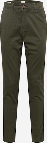 Coupe slim Pantalon chino 'Marco Bowie' JACK & JONES en vert : devant