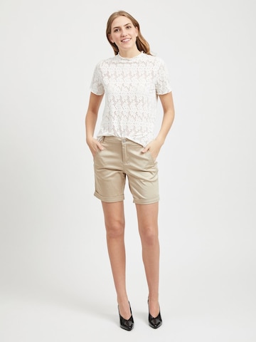 VILA Regular Shorts in Beige