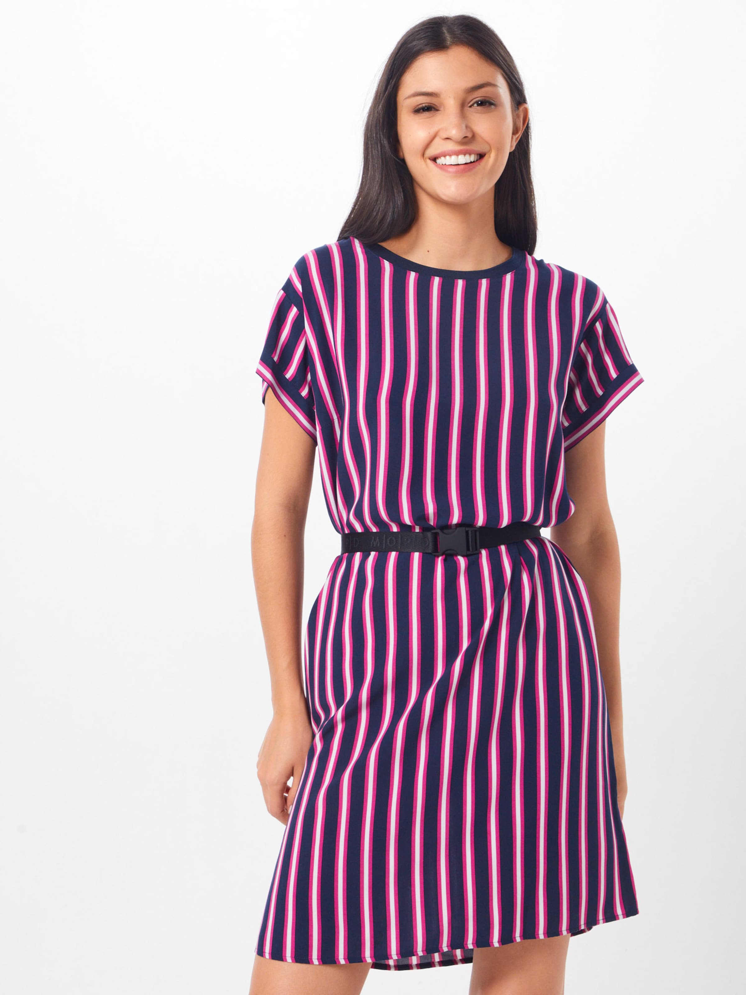 bardot shadow stripe dress