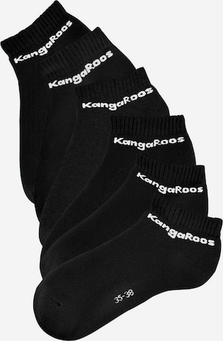 Chaussettes KangaROOS en noir : devant
