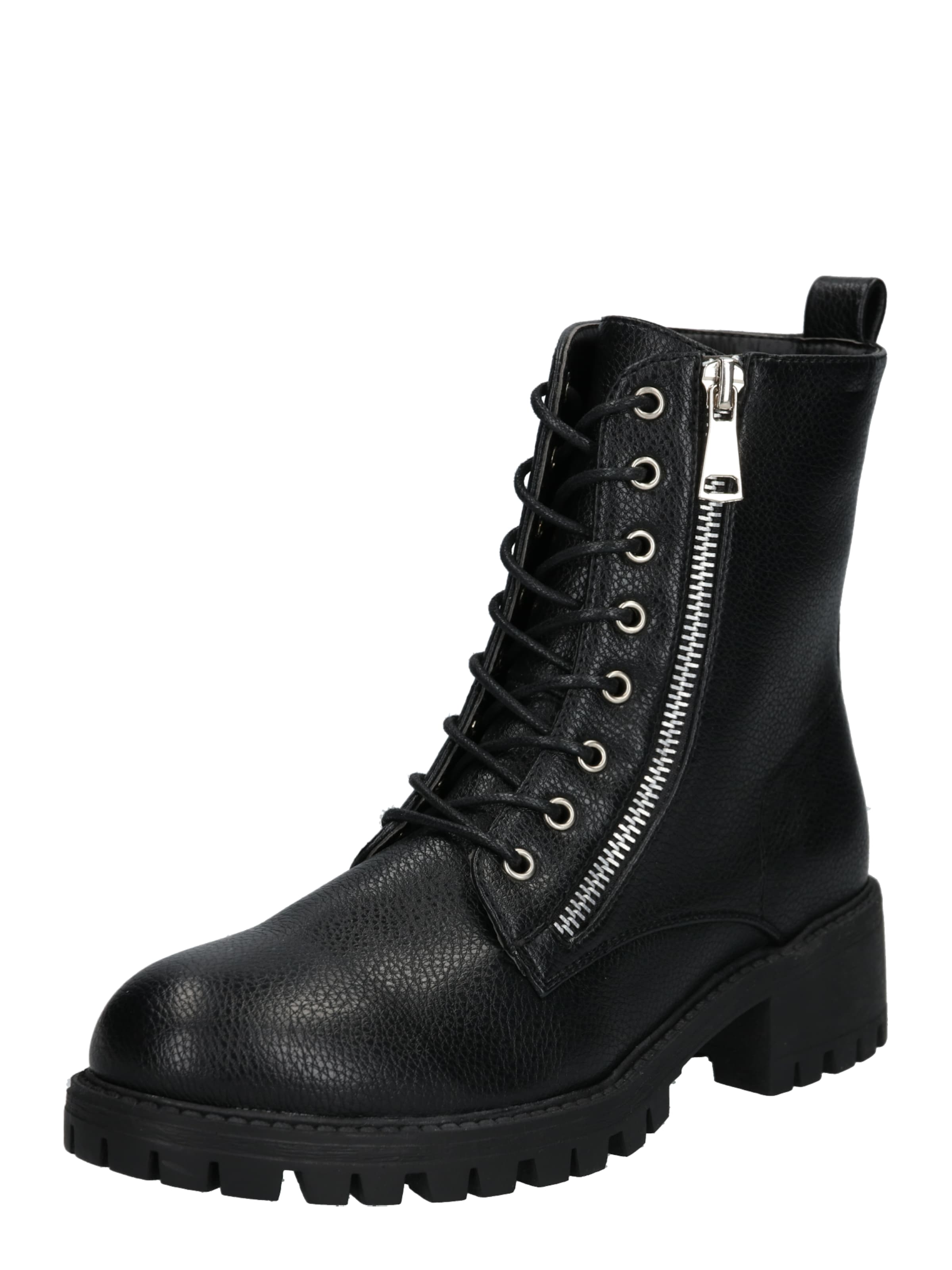 ABOUT YOU Lace-Up Ankle Boots 'Marit Shoe' in Black: front