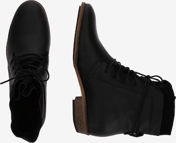 HUB Lace-Up Ankle Boots 'Hally' in Black: side