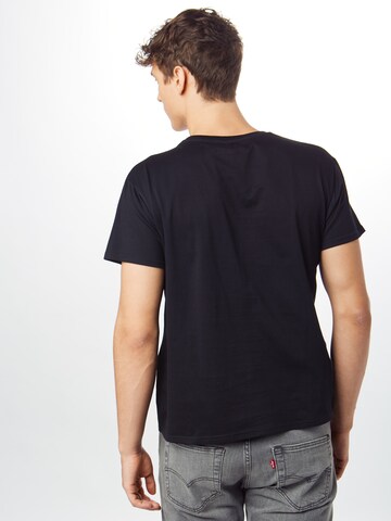 T-Shirt Mister Tee en noir : derrière