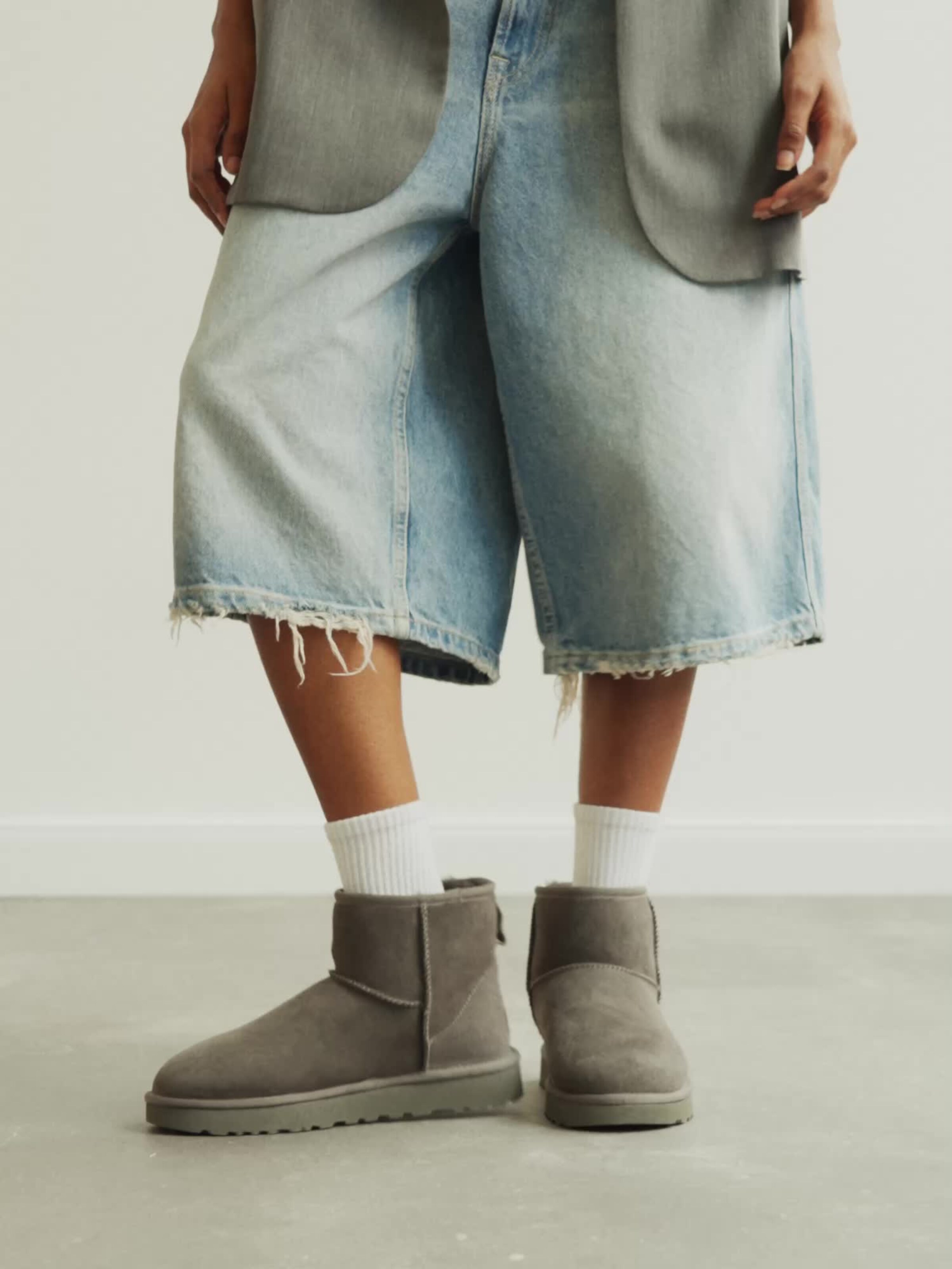 UGG Boots 'Classic Mini II' in Grey | ABOUT YOU