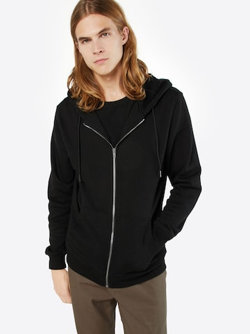 Urban Classics Sweatjakke i svart: forside