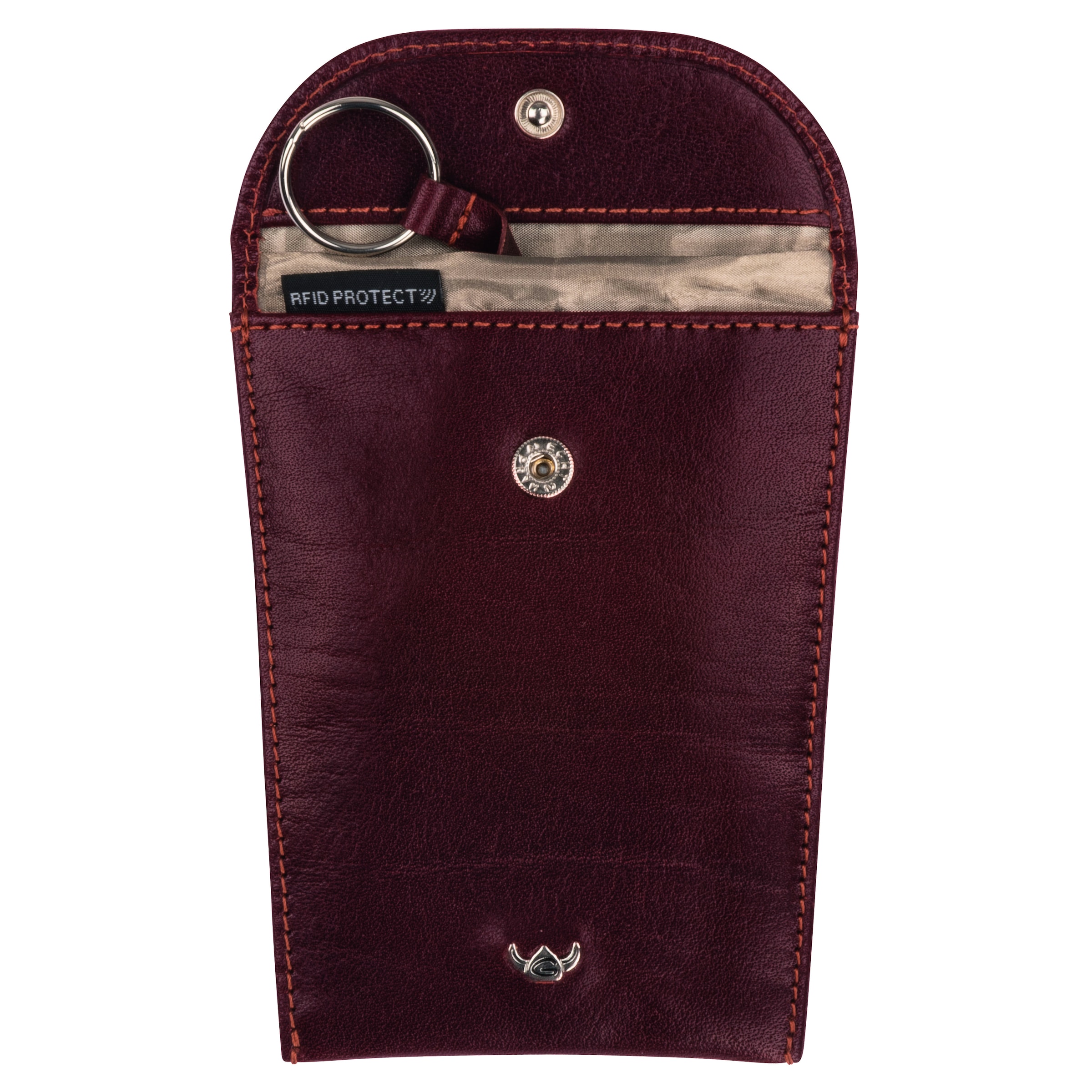 Porte-clés 'Rfid' GOLDEN HEAD en rouge