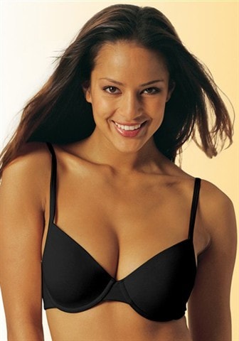 Push-up Reggiseno di PETITE FLEUR in nero: frontale