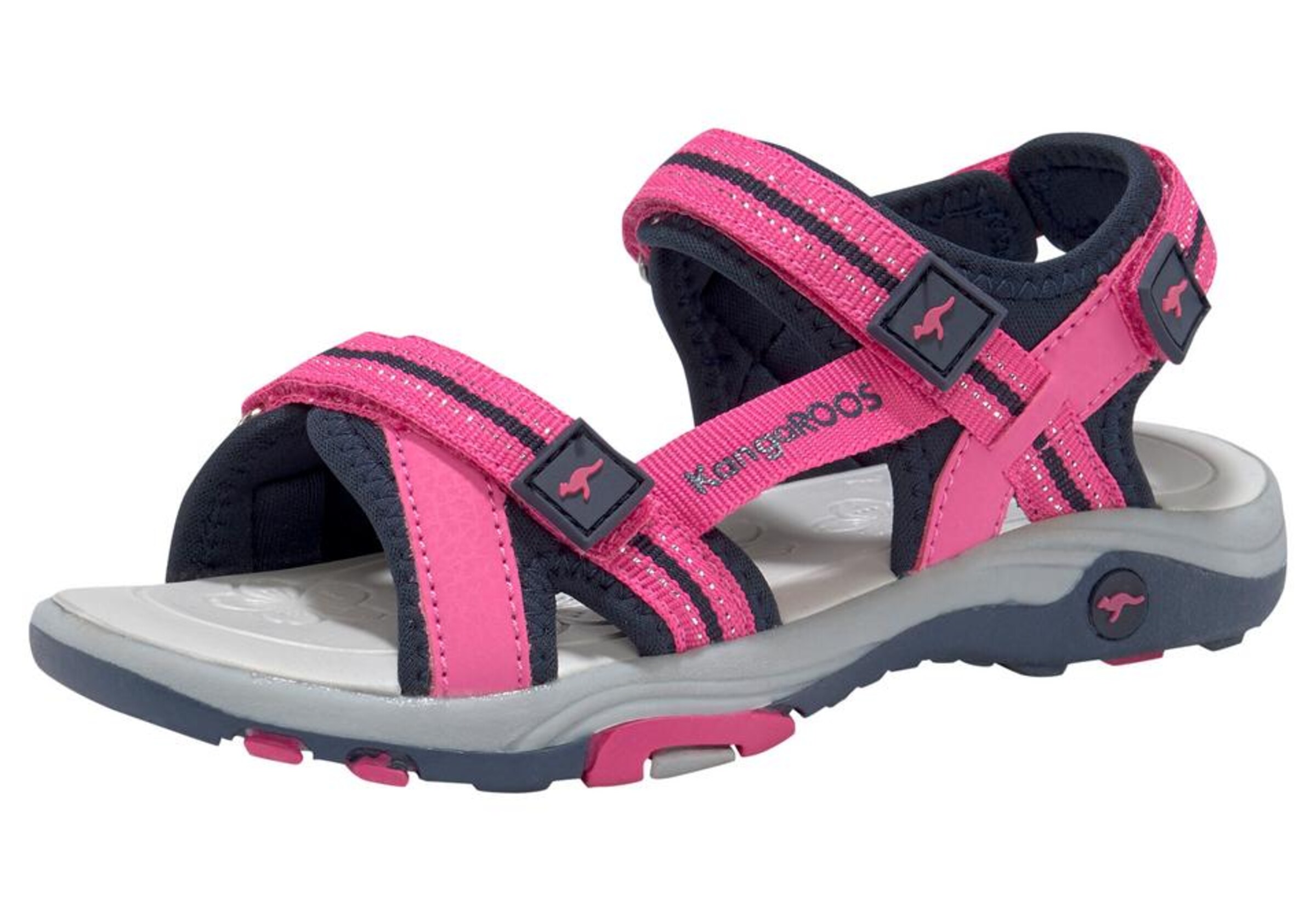 KangaROOS Sandals 'Leni' in Pink: front