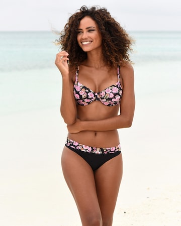 LASCANA - Push-up Top de bikini 'Blümli' en Mezcla de colores: frente