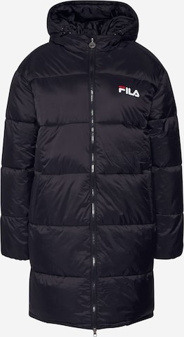 FILA Wintermantel 'BRONWED' in Zwart: voorkant