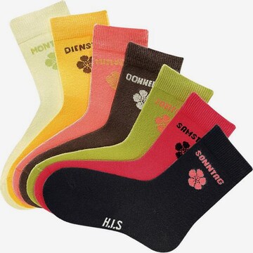 H.I.S Socks in Mixed colors: front