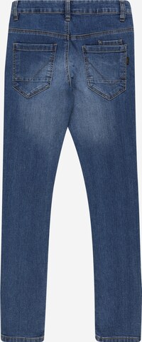 Slimfit Jeans 'THEO' de la NAME IT pe albastru: spate