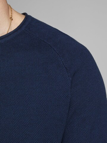 JACK & JONES Regular Fit Pullover 'Hill' in Blau