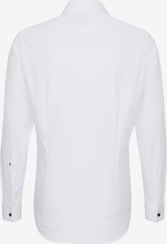 SEIDENSTICKER Slim fit Business Shirt ' Slim ' in White