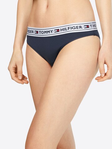 Tommy Hilfiger Underwear Thong in Blue: front