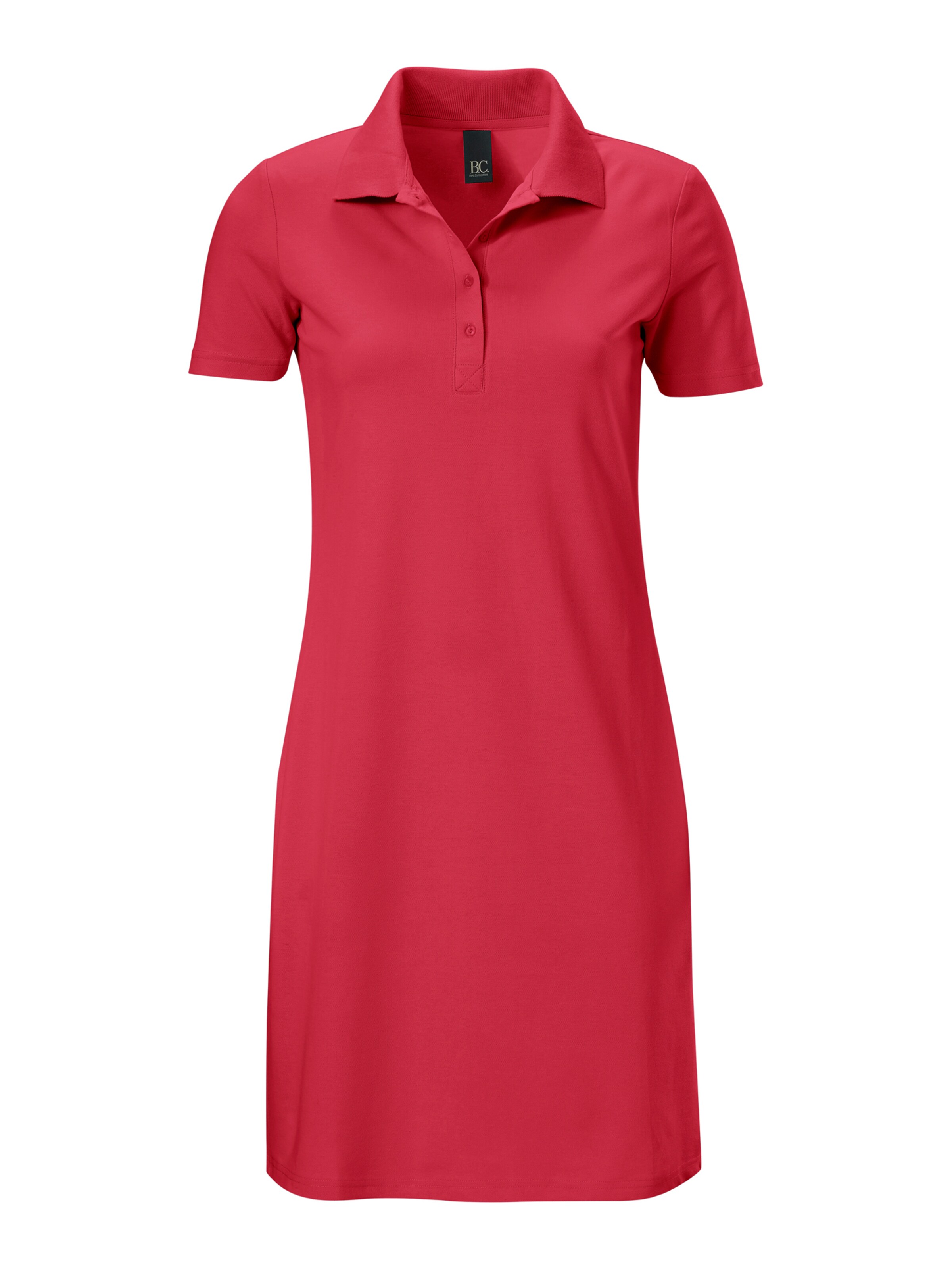 Rochie de la heine pe roșu: față