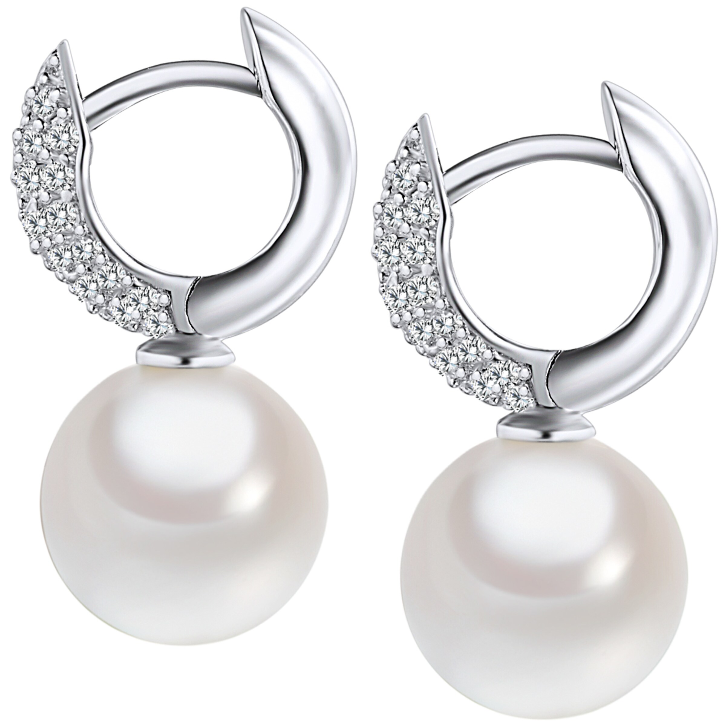 Boucles d'oreilles Rafaela Donata en argent : devant