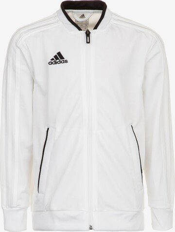 Veste de sport 'Condivo 18' ADIDAS PERFORMANCE en blanc : devant