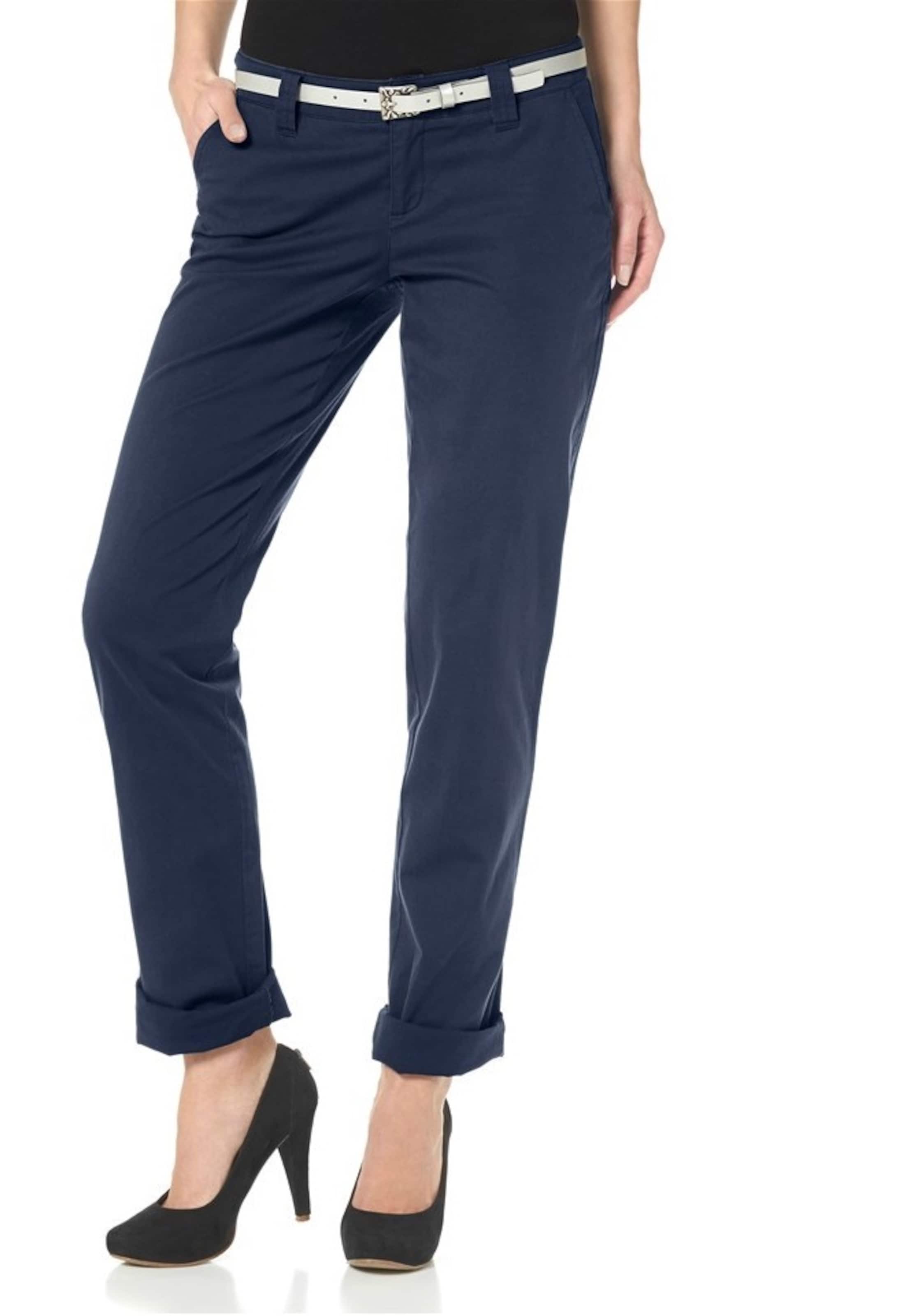 AJC Regular Chinohose in Blau: Vorderseite