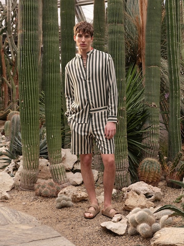 Light Striped Set Look by GMK Men