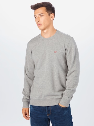 NAPAPIJRI Regular fit Sweatshirt 'Balis' in Grijs: voorkant