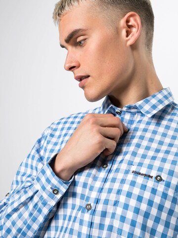 STOCKERPOINT Regular Fit Hemd 'Mitchel' in Blau