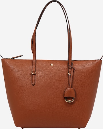 Lauren Ralph Lauren - Shopper 'Keaton' em castanho: frente