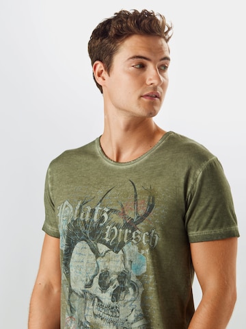 STOCKERPOINT - Camiseta tradicional 'Bruno' en verde