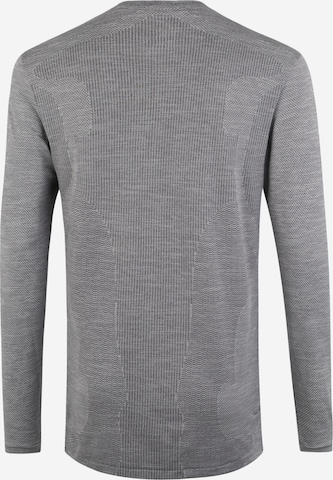 NIKE Laufshirt 'Techknit' in Grau: zadná strana