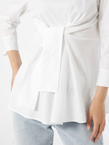 Attesa Bluse 'Fiocco' in Beige