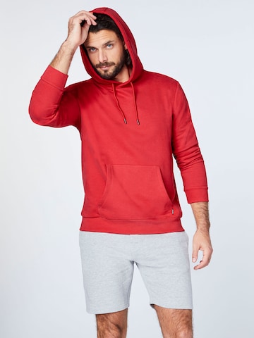 CHIEMSEE Regular fit Sportsweatshirt in Rood: voorkant