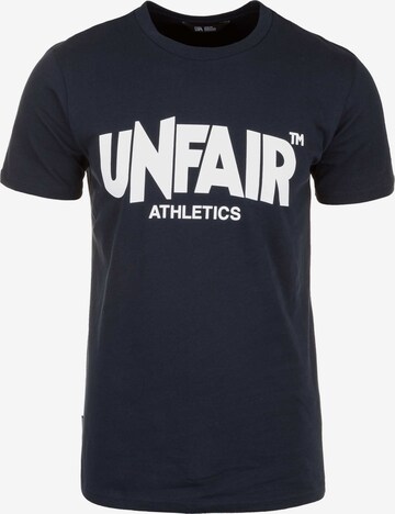 Unfair Athletics T-Shirt in Blau: predná strana