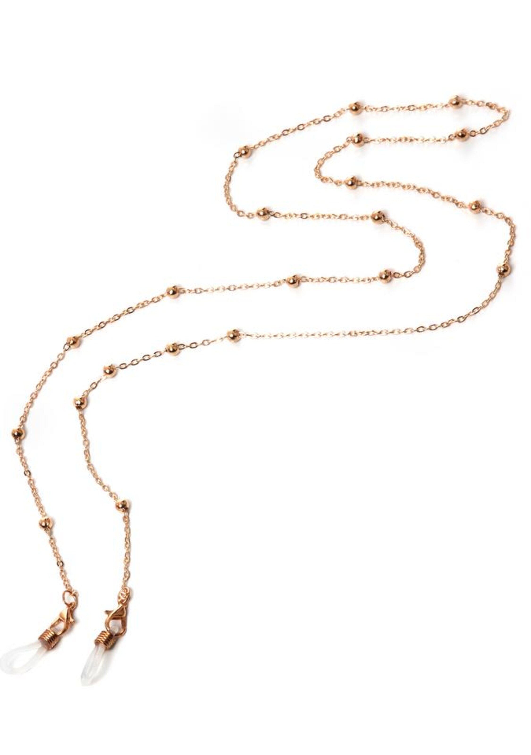 J. Jayz Brillenkette in Gold: Vorderseite