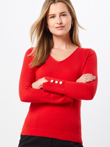 Pull-over COMMA en rouge : devant