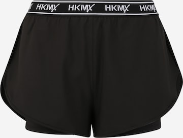 HKMX Workout Pants in Black: front