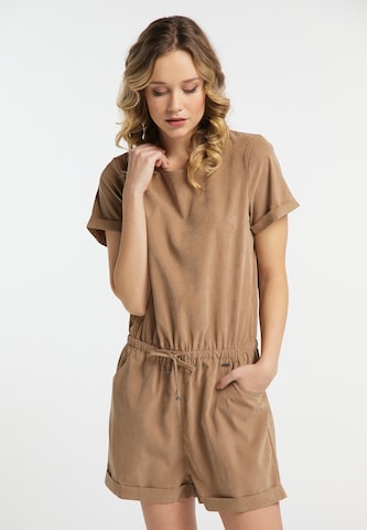 DREIMASTER - Jumpsuit en beige: frente