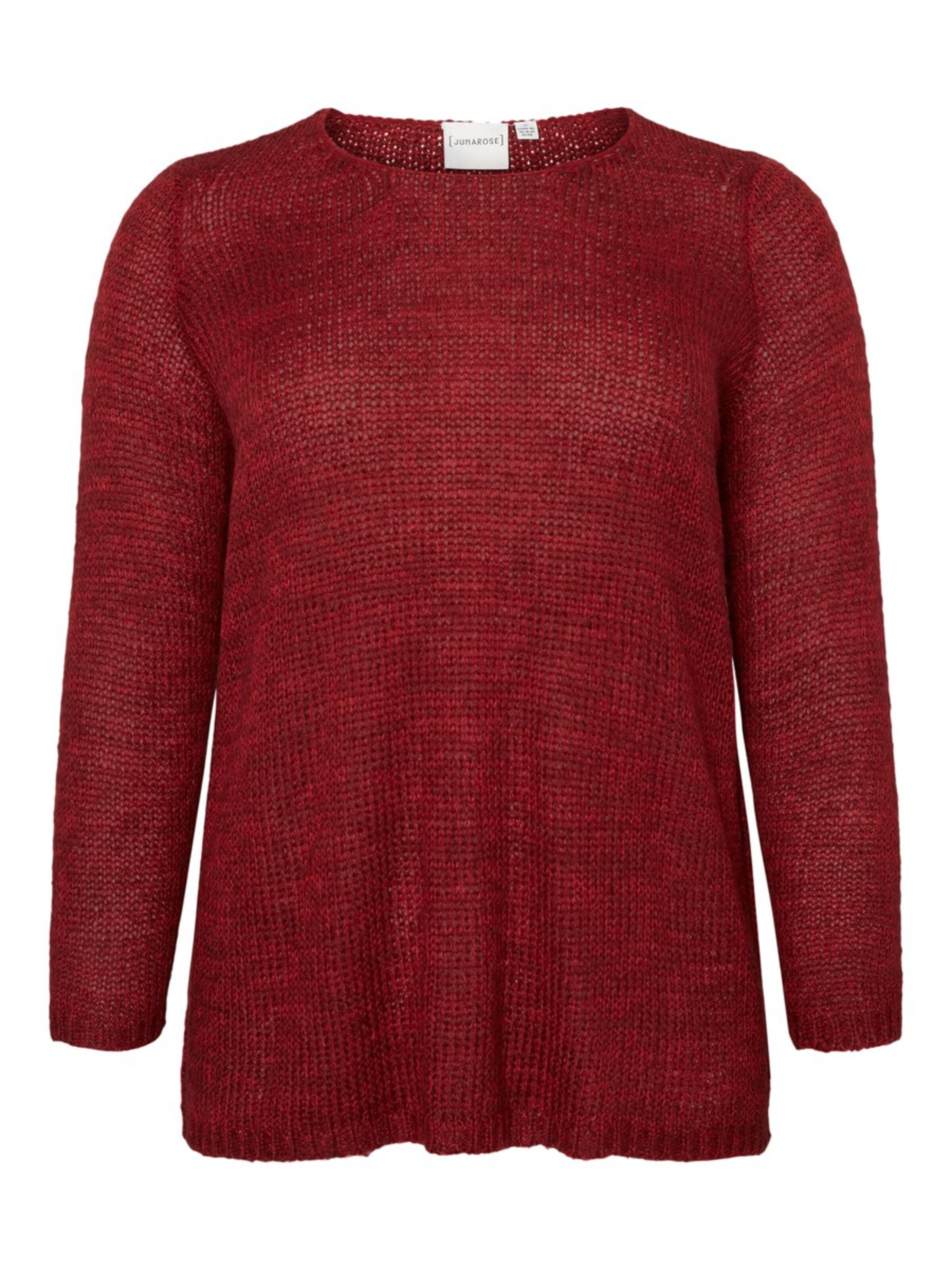 Junarose - Trui in de kleur Rood