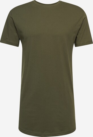 T-Shirt Urban Classics en vert : devant