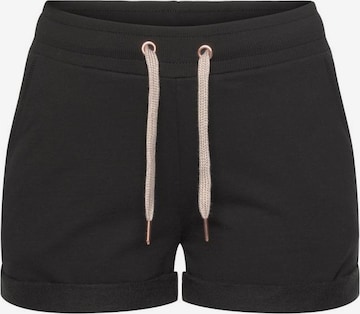 LASCANA - Pantalón de pijama en negro: frente