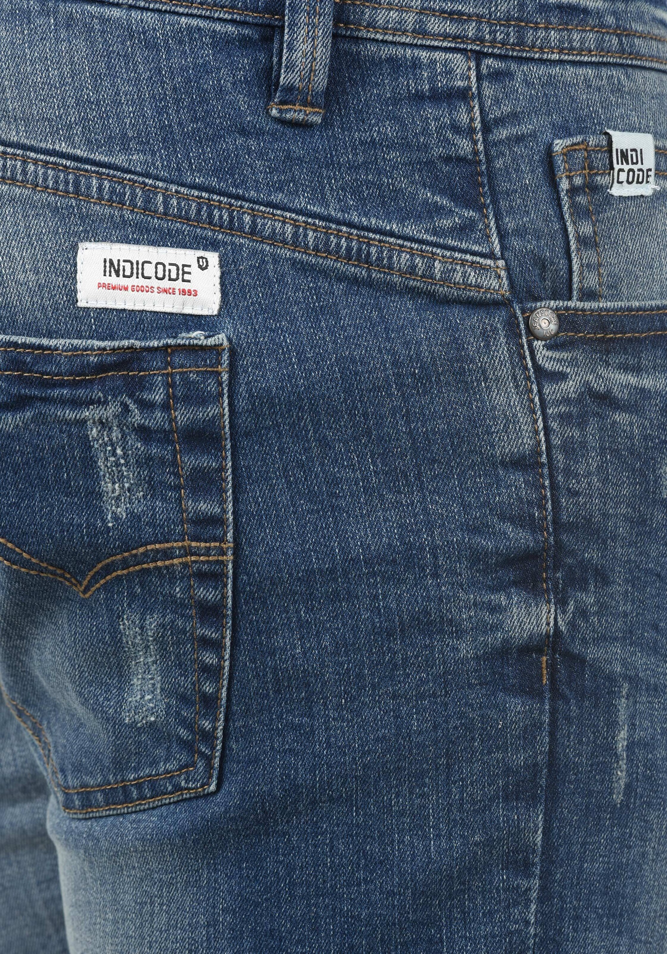 Männer Jeans INDICODE JEANS 5-Pocket-Jeans 'Aldersgate' in Blau - AK20527