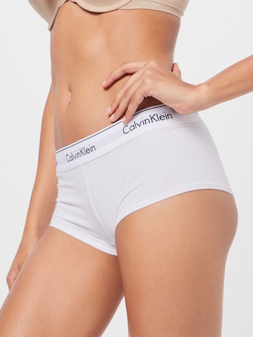 Calvin Klein Underwear Boyshorts 'BOYSHORT' in White: front